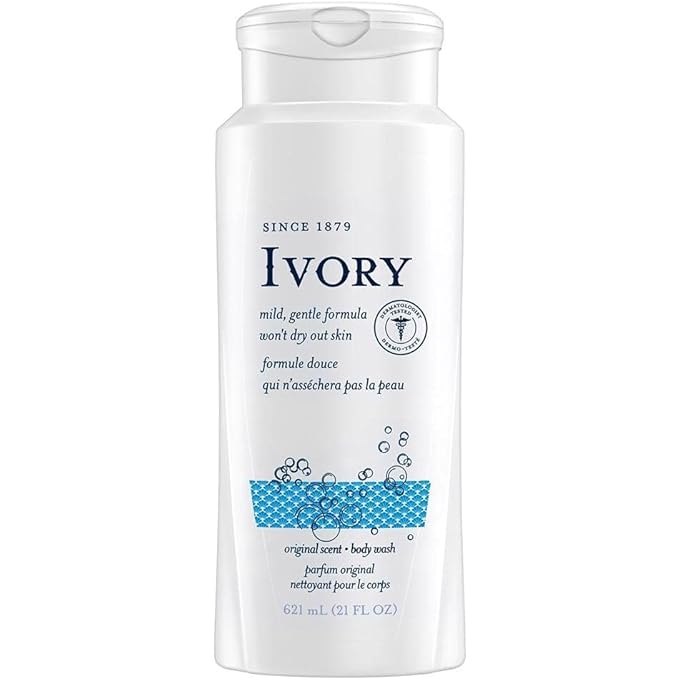 Ivory Original Body Wash, 21 oz (Pack of 3)